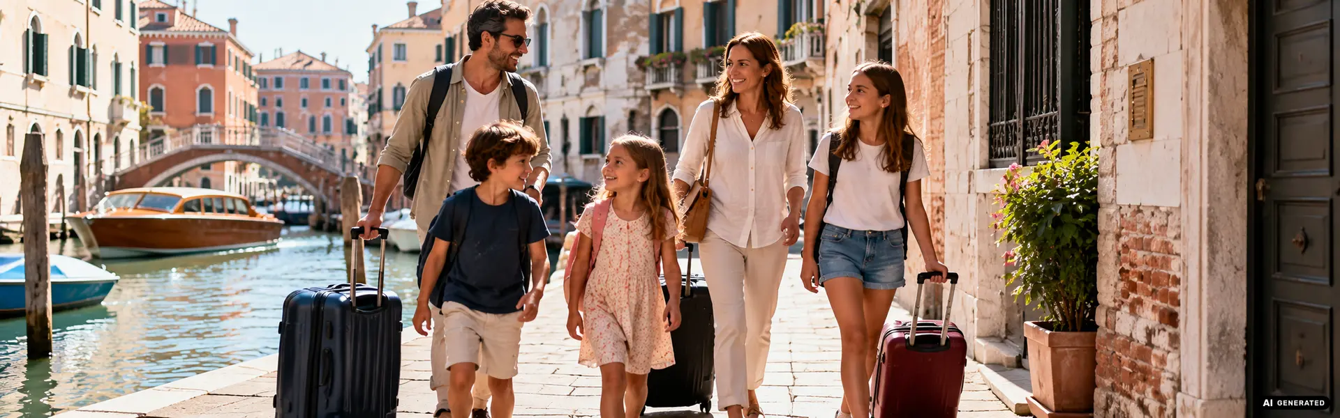 Appartements pour cinq ou six personnes à Venise