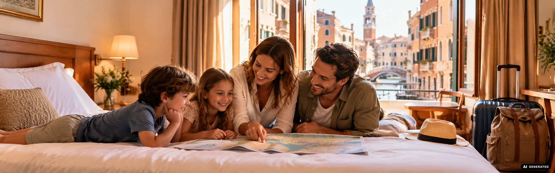 Chambre familiale ou appartement à Venise ?