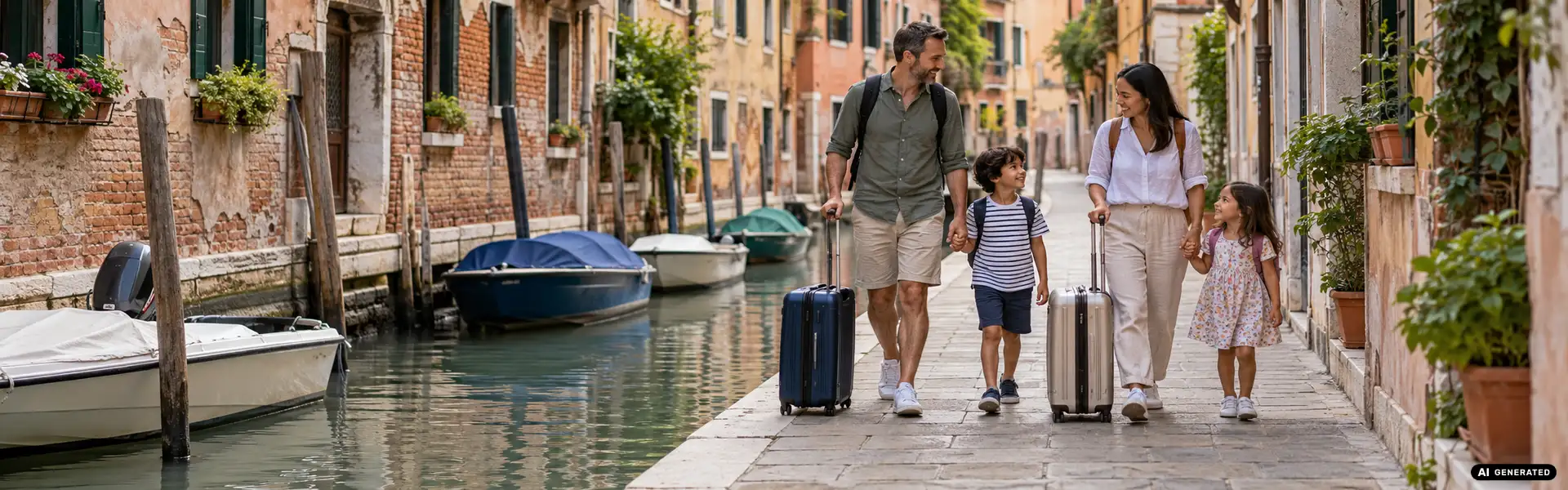 Venise avec enfants et bagages : conseils pratiques